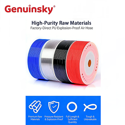 Erittäin puhdas PU-räjähdyssuojattu ilmaletku Erittäin puhdas PU-räjähdyssuojattu ilmaletku