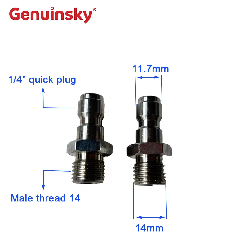 Ruostumattomasta teräksestä valmistetut pikavapautustulpat 1/4 tuumaa Ruostumattomasta teräksestä valmistetut pikavapautustulpat 1/4 tuumaa